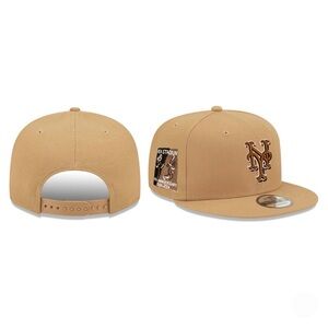 NEW ERA - MLB Hat - New York Mets 40th Anniversary 9FIFTY Snapback Cap - Tan